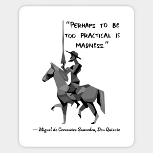 Don Quixote Quote Magnet